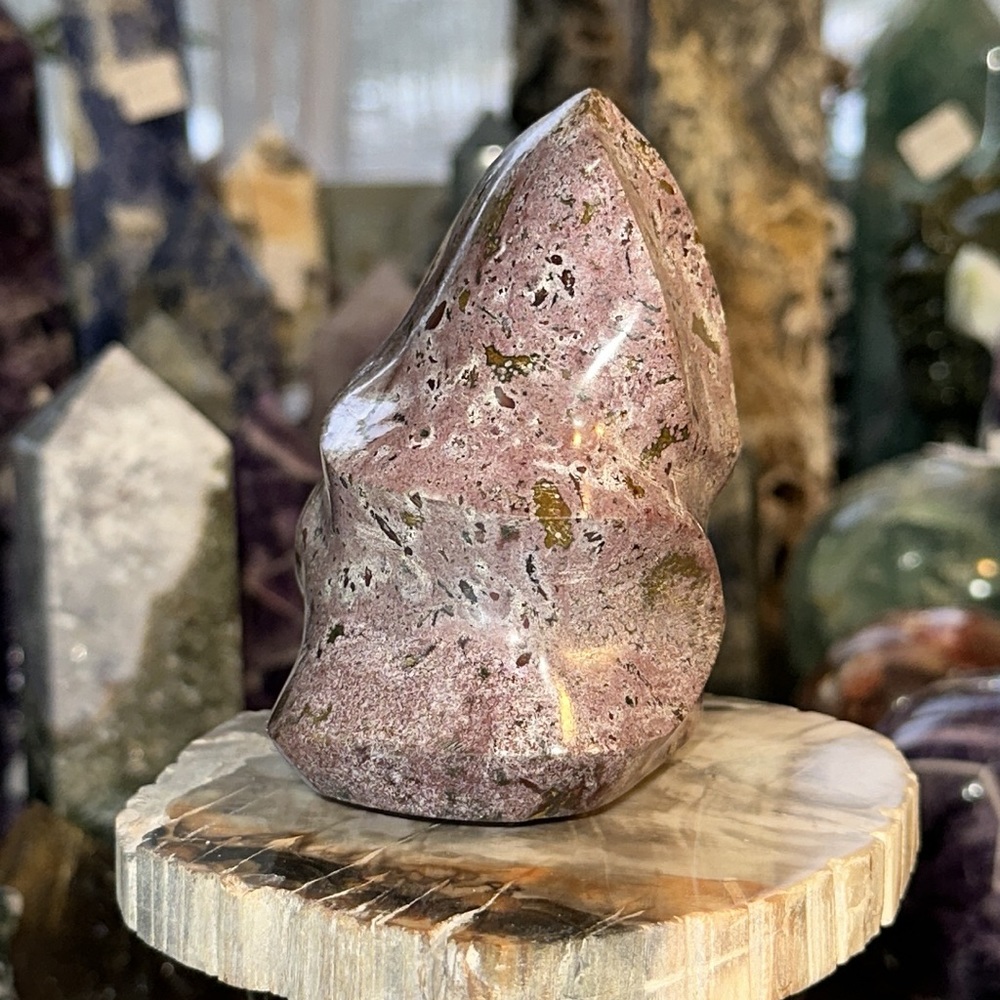 Ocean Jasper Crystal Flame Carving! - Picture 6 of 7